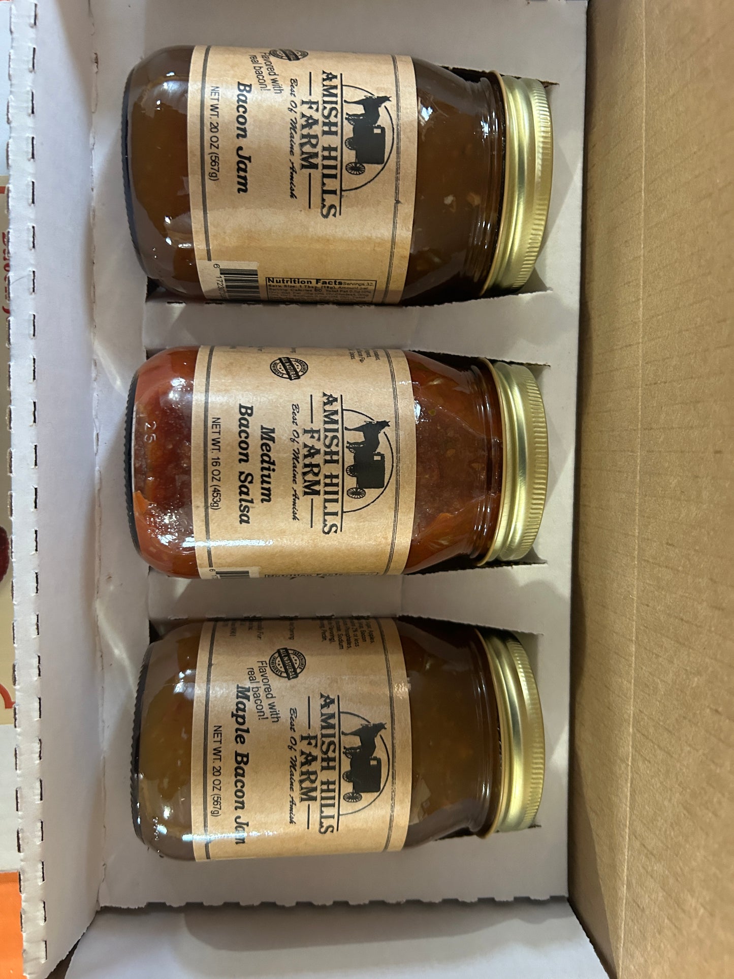 The ultimate Bacon Gift Set Jam and salsa NEW