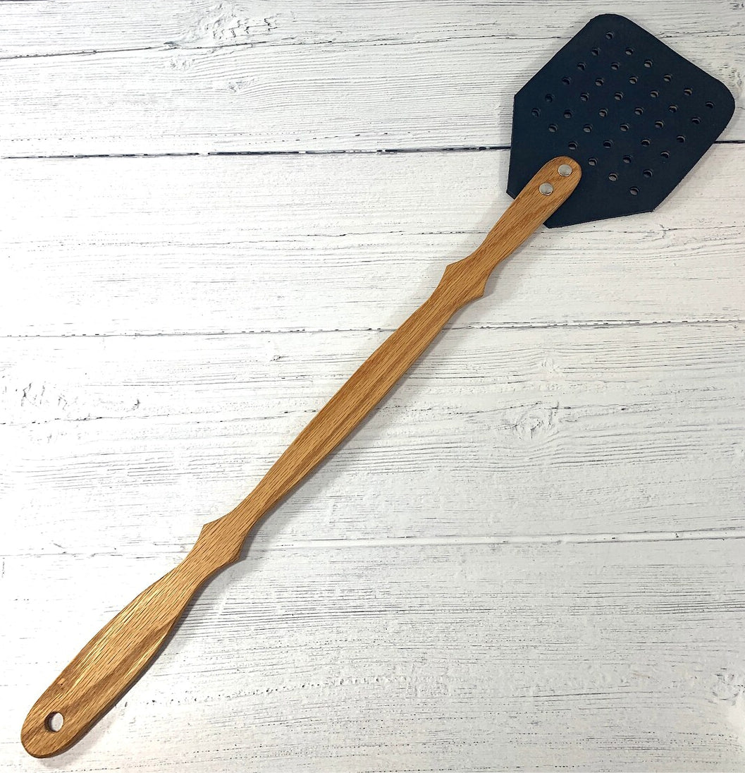 Amish leather fly swatter Crazy Moose’s Amish Outlet