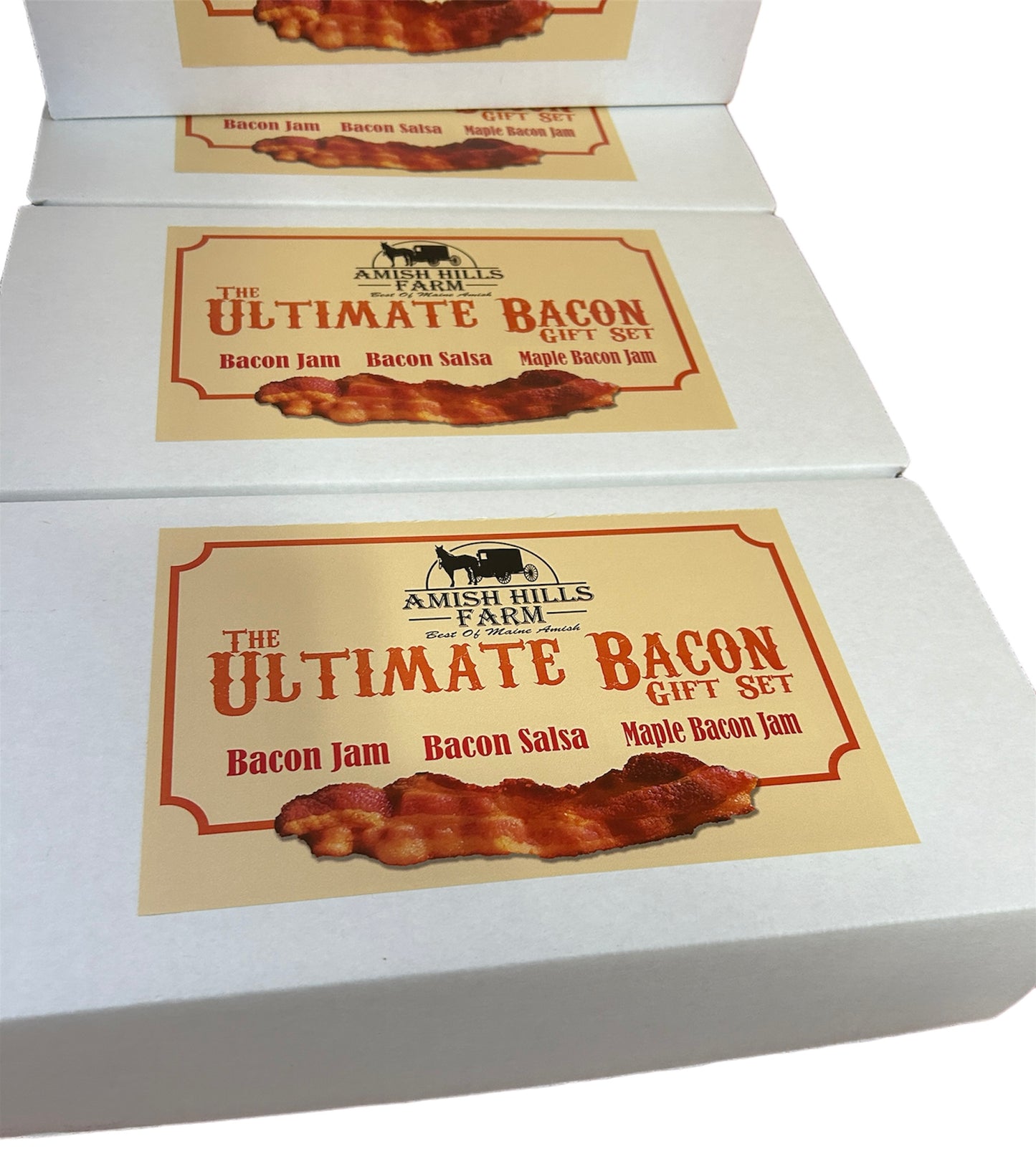 The ultimate Bacon Gift Set Jam and salsa