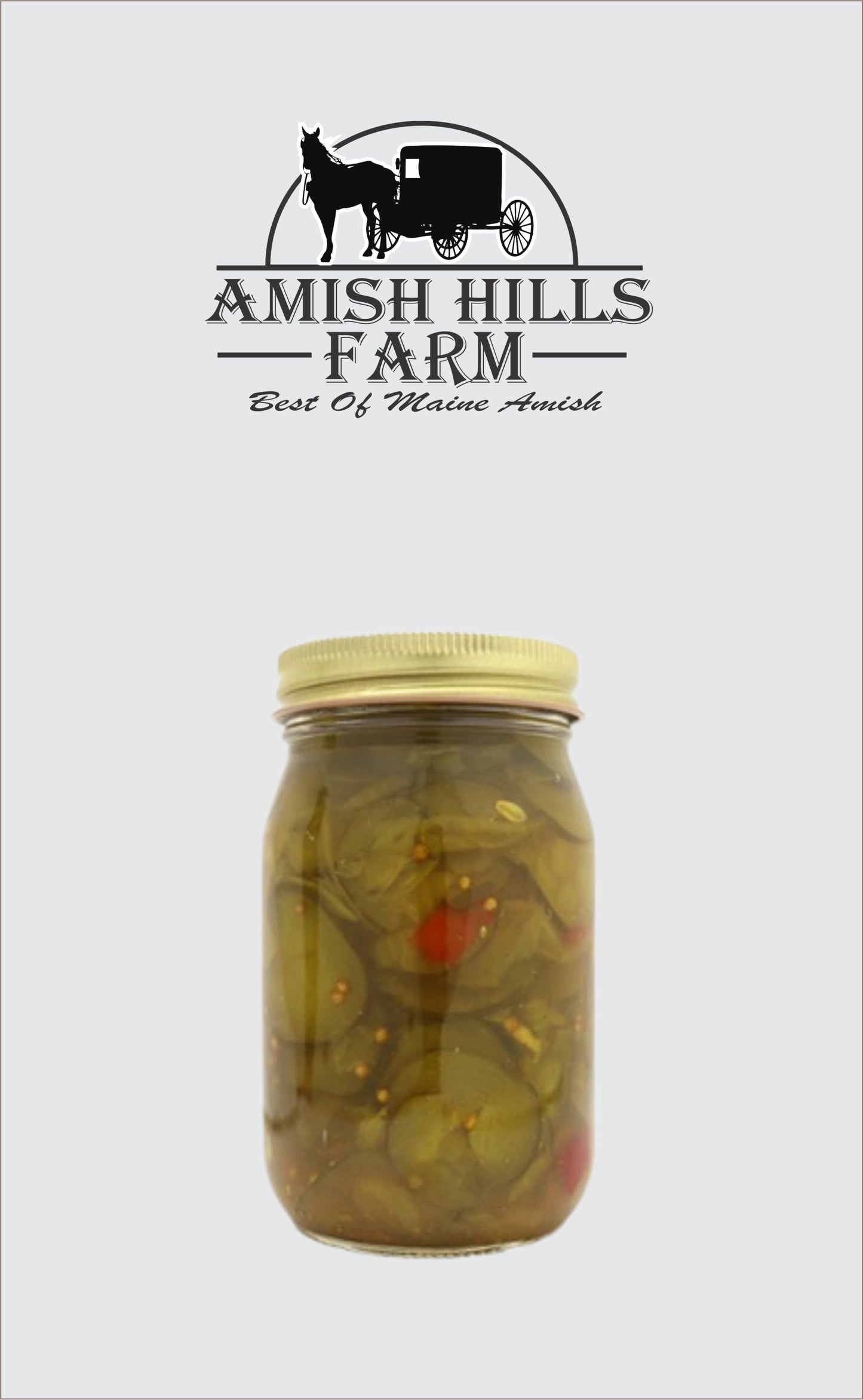 Hot Bread & Butter Pickles 16oz. Jar