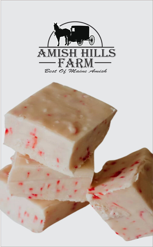 Peppermint Candy Cane Fudge