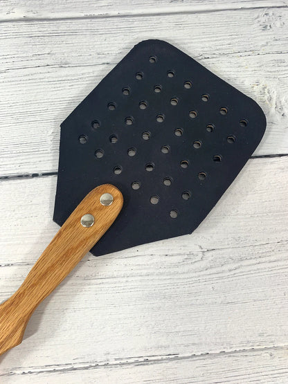 Amish leather fly swatter