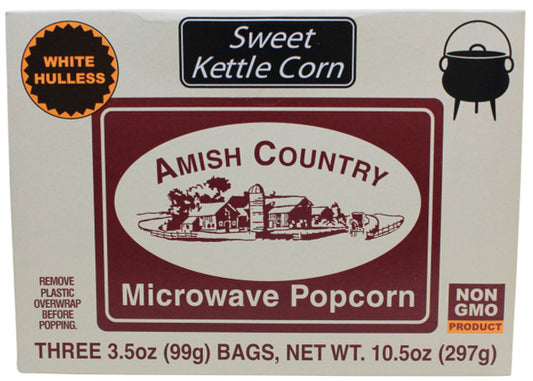 3Pack Of Sweet Kettle Microwave Popcorn