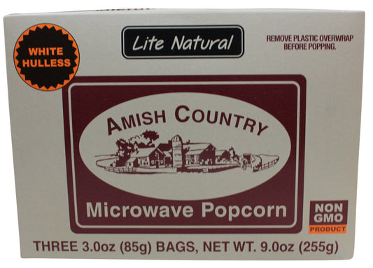 3Pack Of Lite Natural Microwave Popcorn