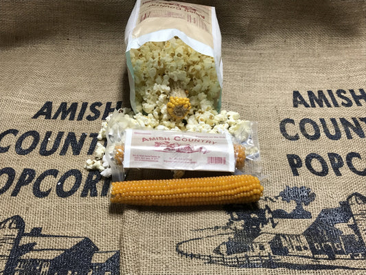 Yellow Microwave Popcorn on the Cob