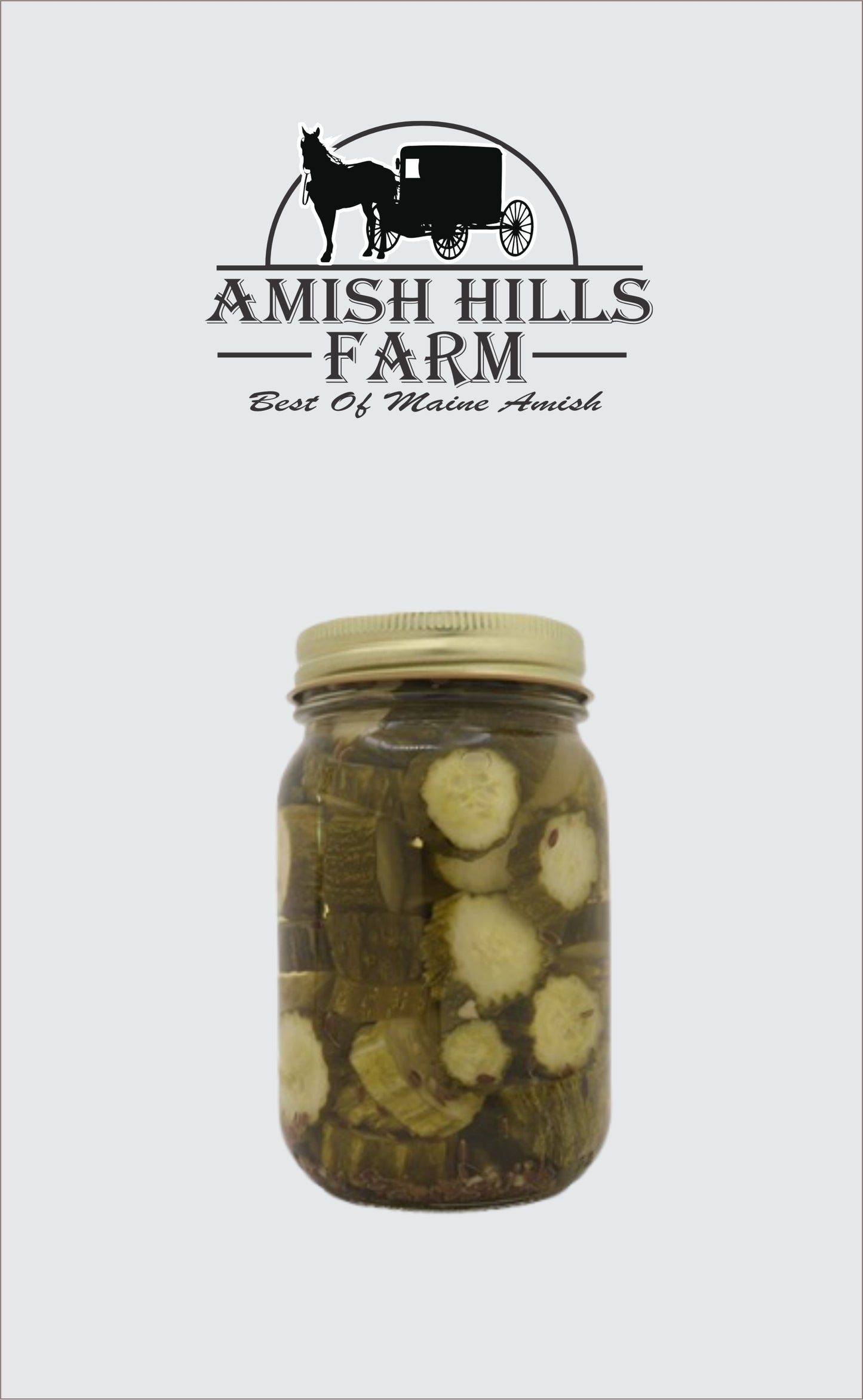 Hot Sweet Dill Pickles 16oz. Jar